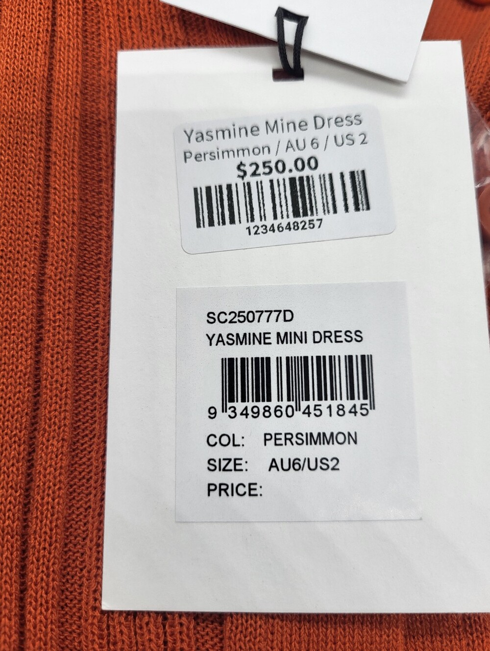 Significant Other Yasmine Mini Dress in Persimmon - Picture 5 of 11
